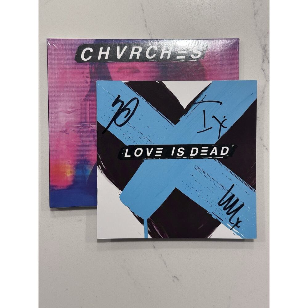 Churches ~ Love Is Dead ~ Autographed CD with COA ~ Entire Band SIGNED #2